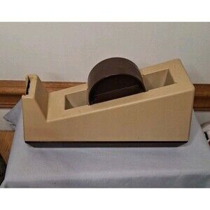 VINTAGE 3M SCOTCH C-25 COMMERCIAL WEIGHTED TAPE DISPENSER